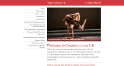 Desktop Screenshot of conservatoiresuk.ac.uk