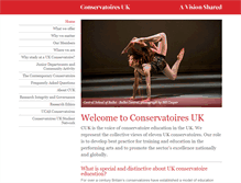 Tablet Screenshot of conservatoiresuk.ac.uk